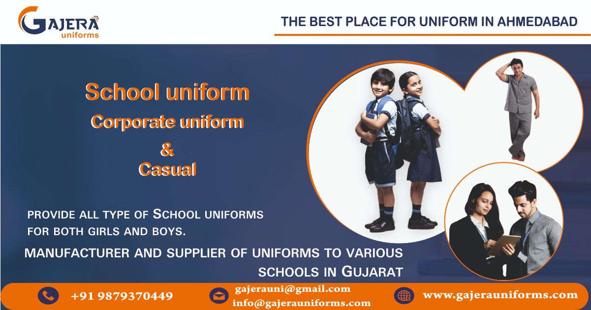 School uniform, Corporate uniform & Casual Manufacturer in Ahmedabad