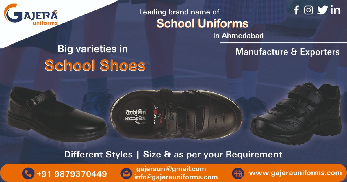 School Shoes Manufacturer & Exporters in Ahmedabad
