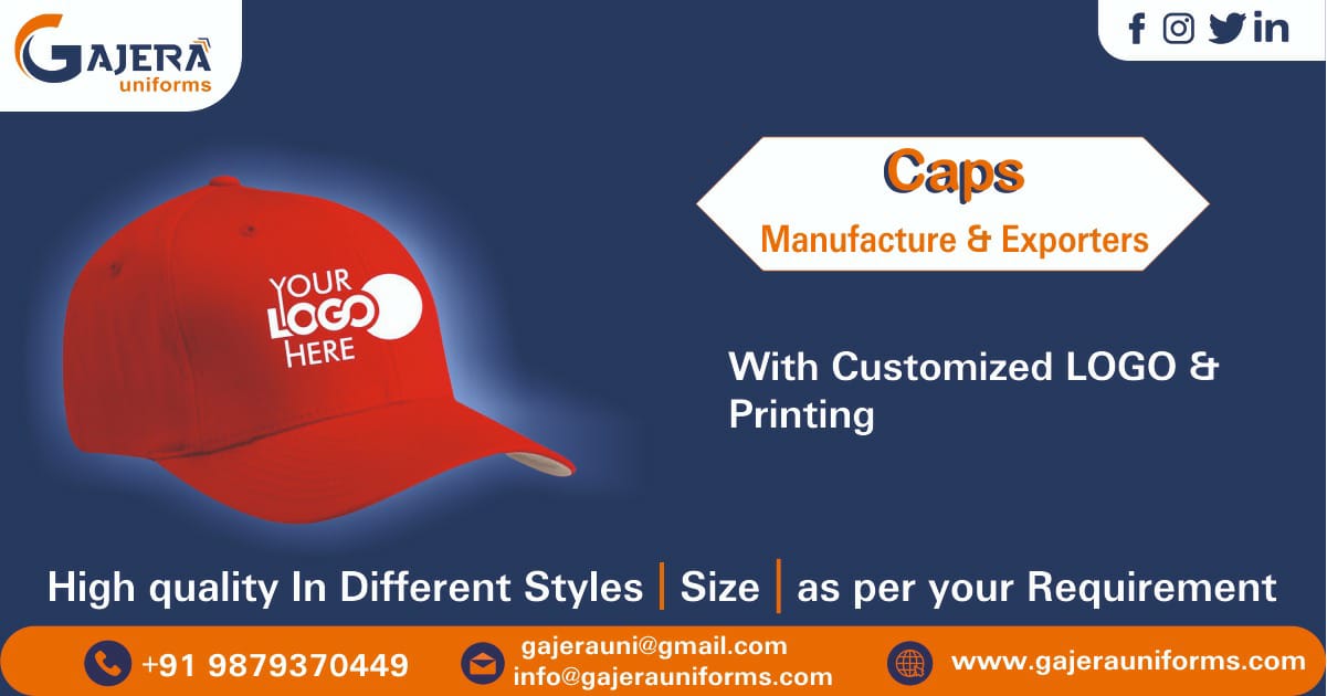 Caps Manufacturer & Exporters in Ahmedabad