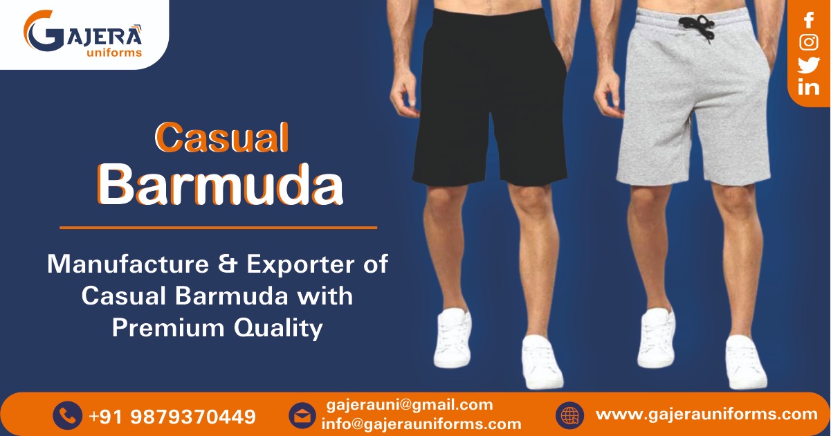 Casual Bermuda Manufacturer & Exporters in Ahmedabad