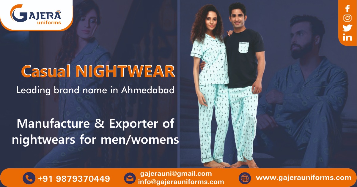 Casual Nightwear Manufacturer & Exporter in Ahmedabad