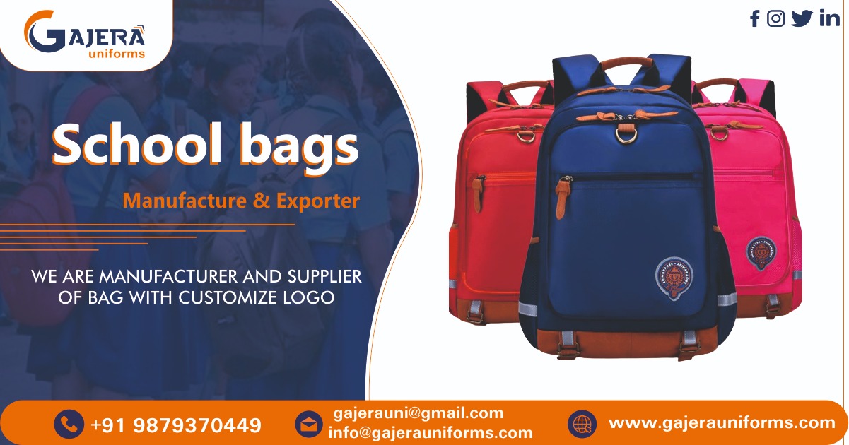 School Bags Manufacturer & Exporter in Ahmedabad