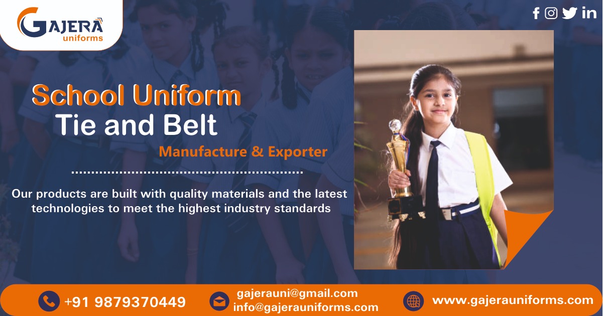 School Tie and Belt Manufacturers & Exporter in Ahmedabad