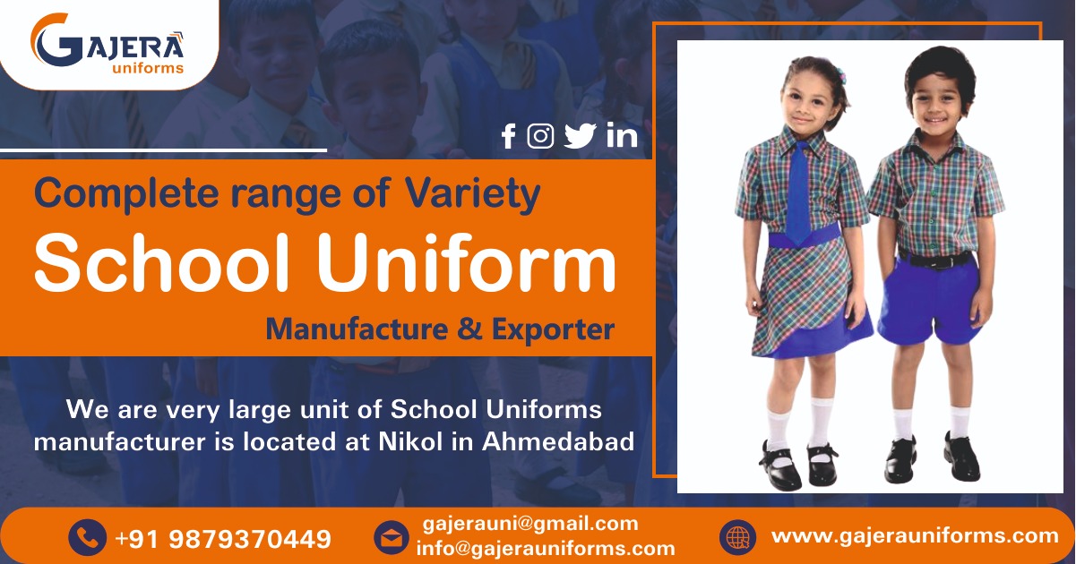 School Uniform Manufacturer and Exporters in Ahmedabad