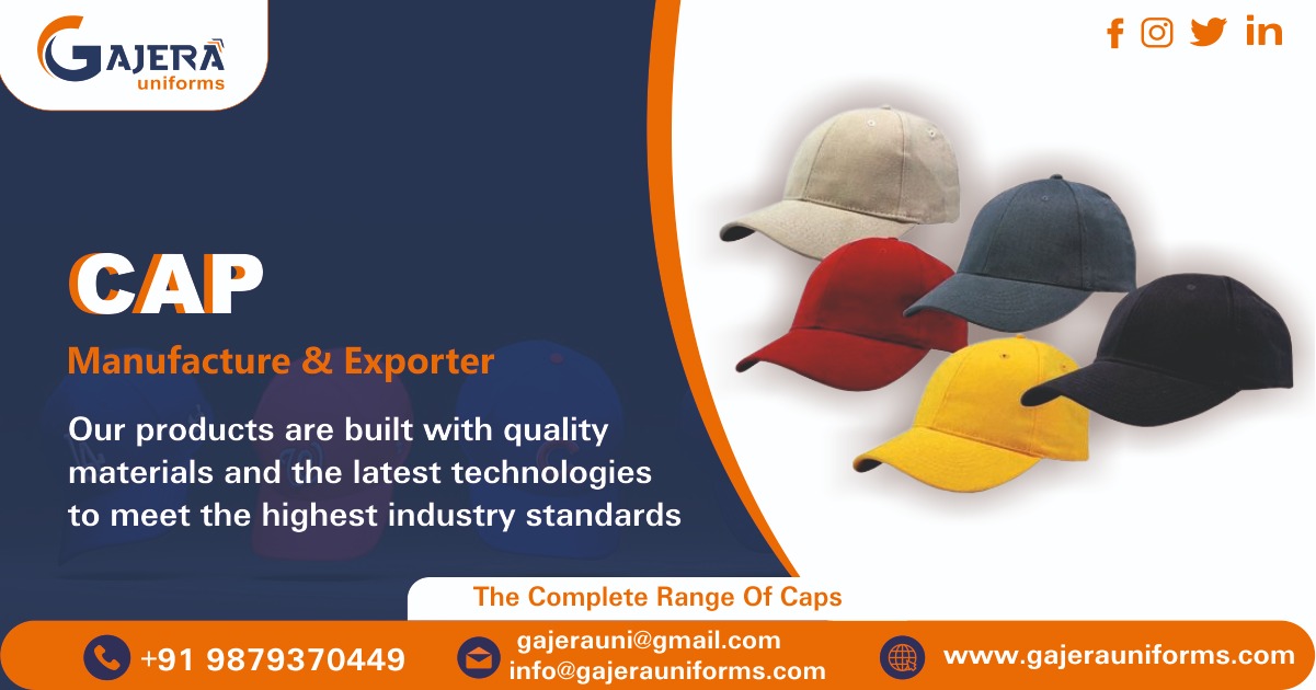 Corporate Caps Manufacturer & Exporter in Gujarat
