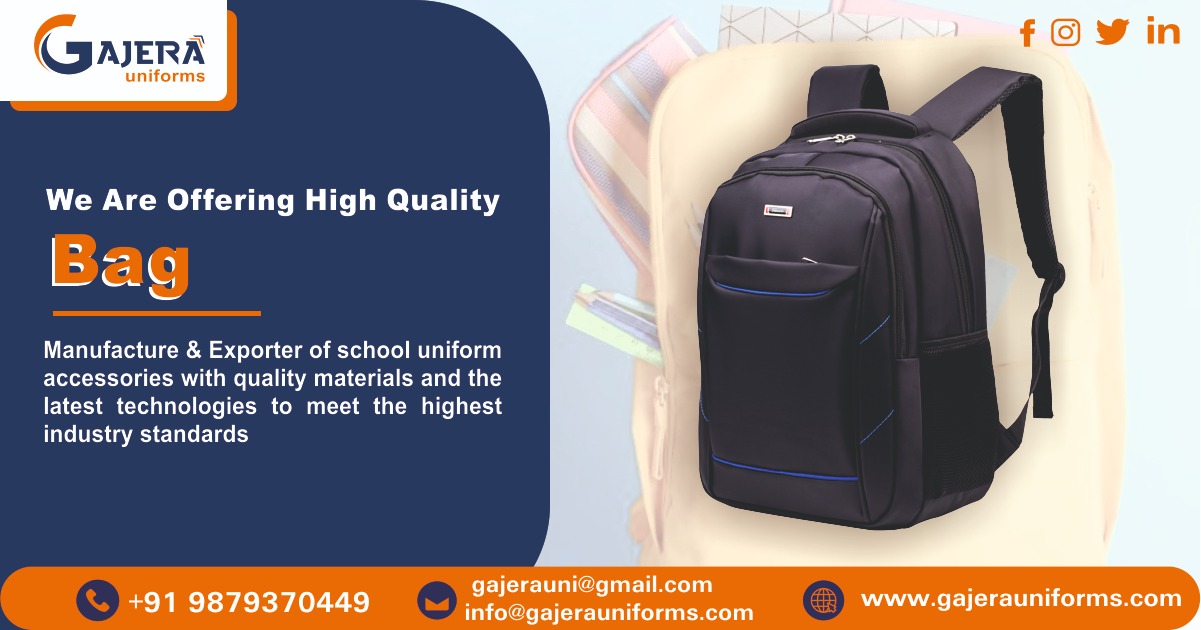 School Bags Manufacturer in Gujarat