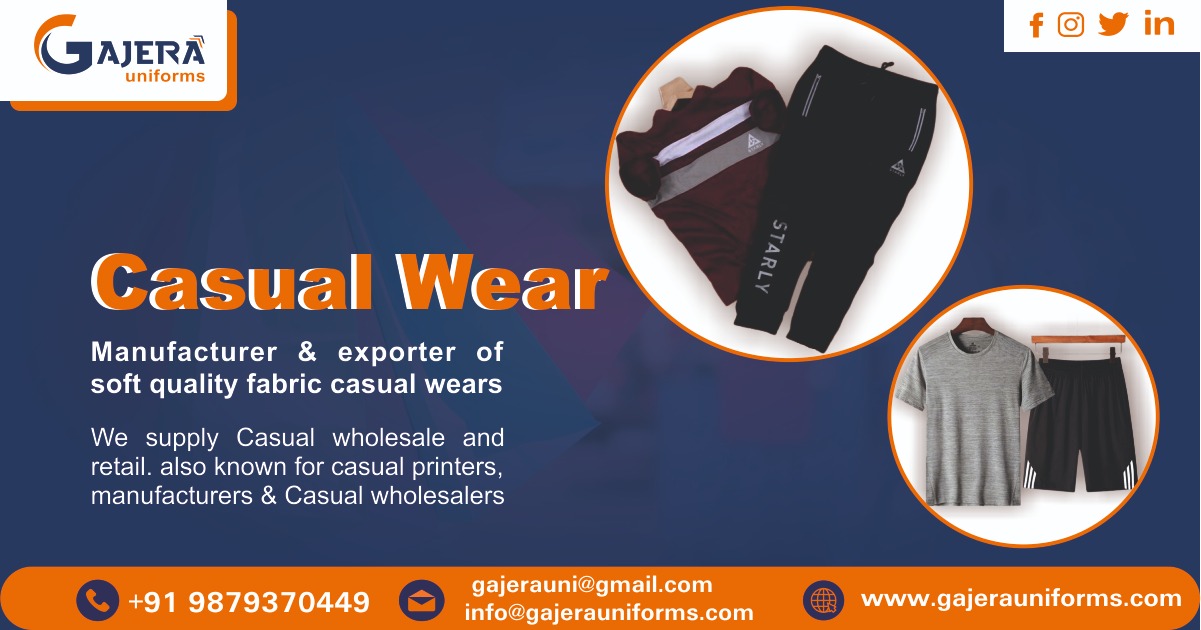 Casual Wear Manufacturer in Ahmedabad