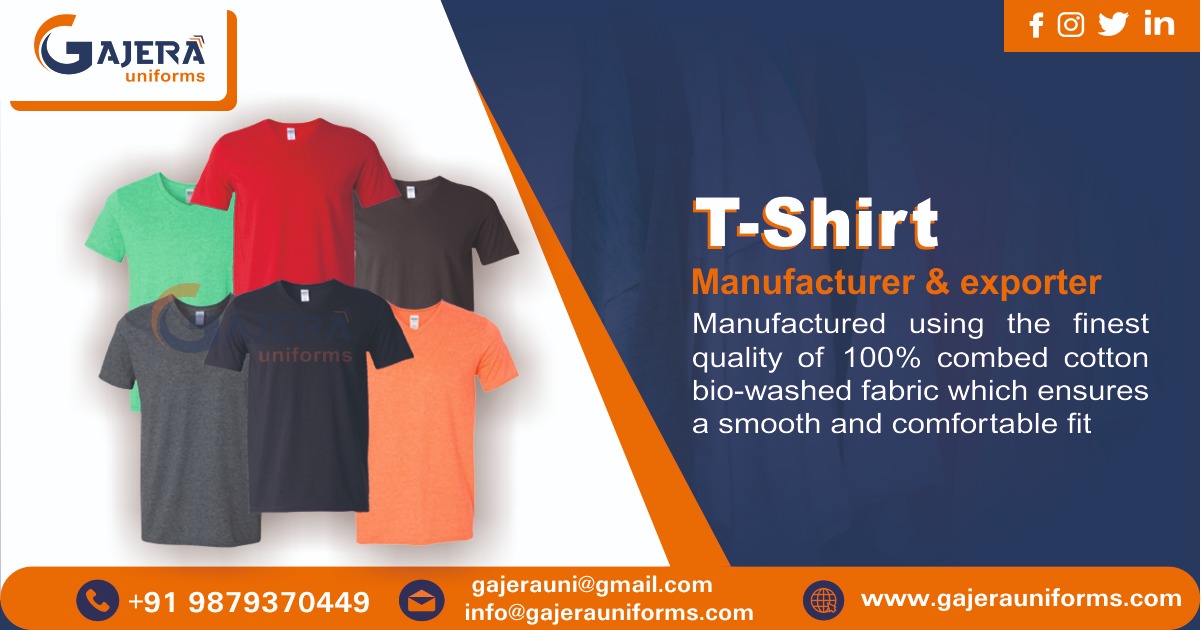 T-Shirt Manufacturer in Ahmedabad