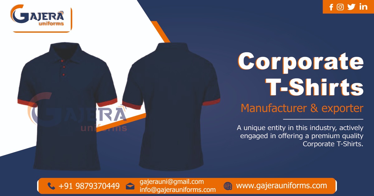 Corporate T-Shirt Manufacturer in Ahmedabad
