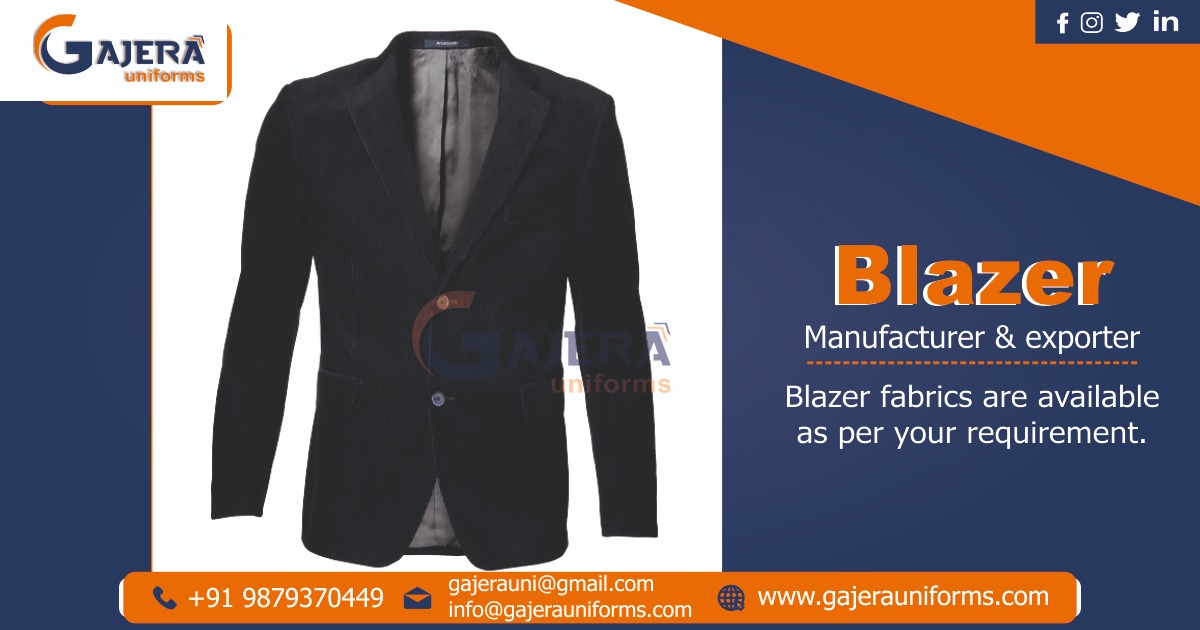 Blazer Manufacturer in Ahmedabad