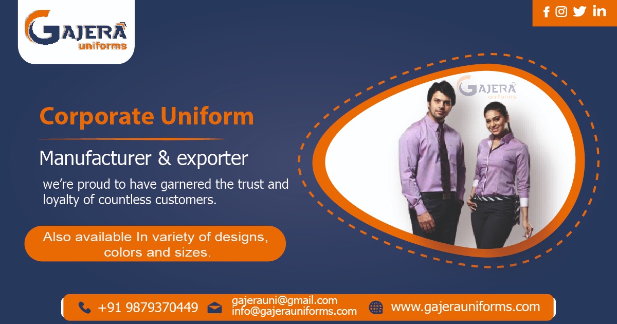 Corporate Uniform Manufacturer in Ahmedabad