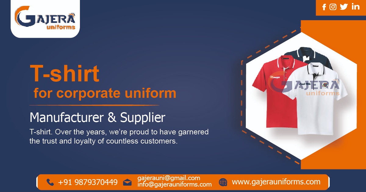Corporate T-Shirts Manufacturer in Ahmedabad