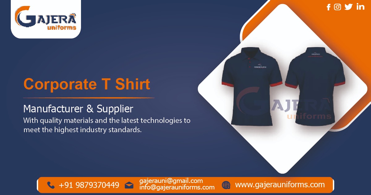 Corporate T-shirt Manufacturer in Ahmedabad
