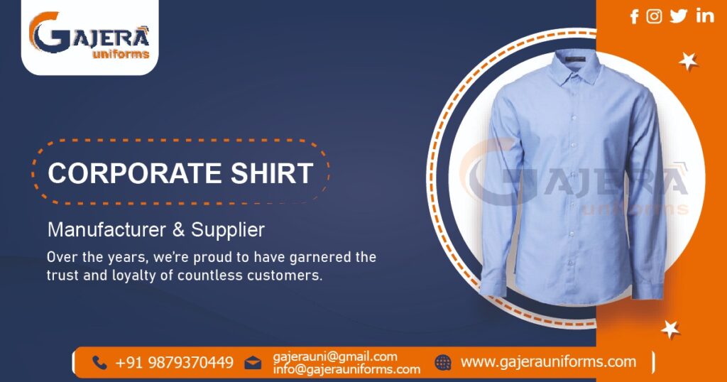 Corporate Shirt Manufacturer in Ahmedabad